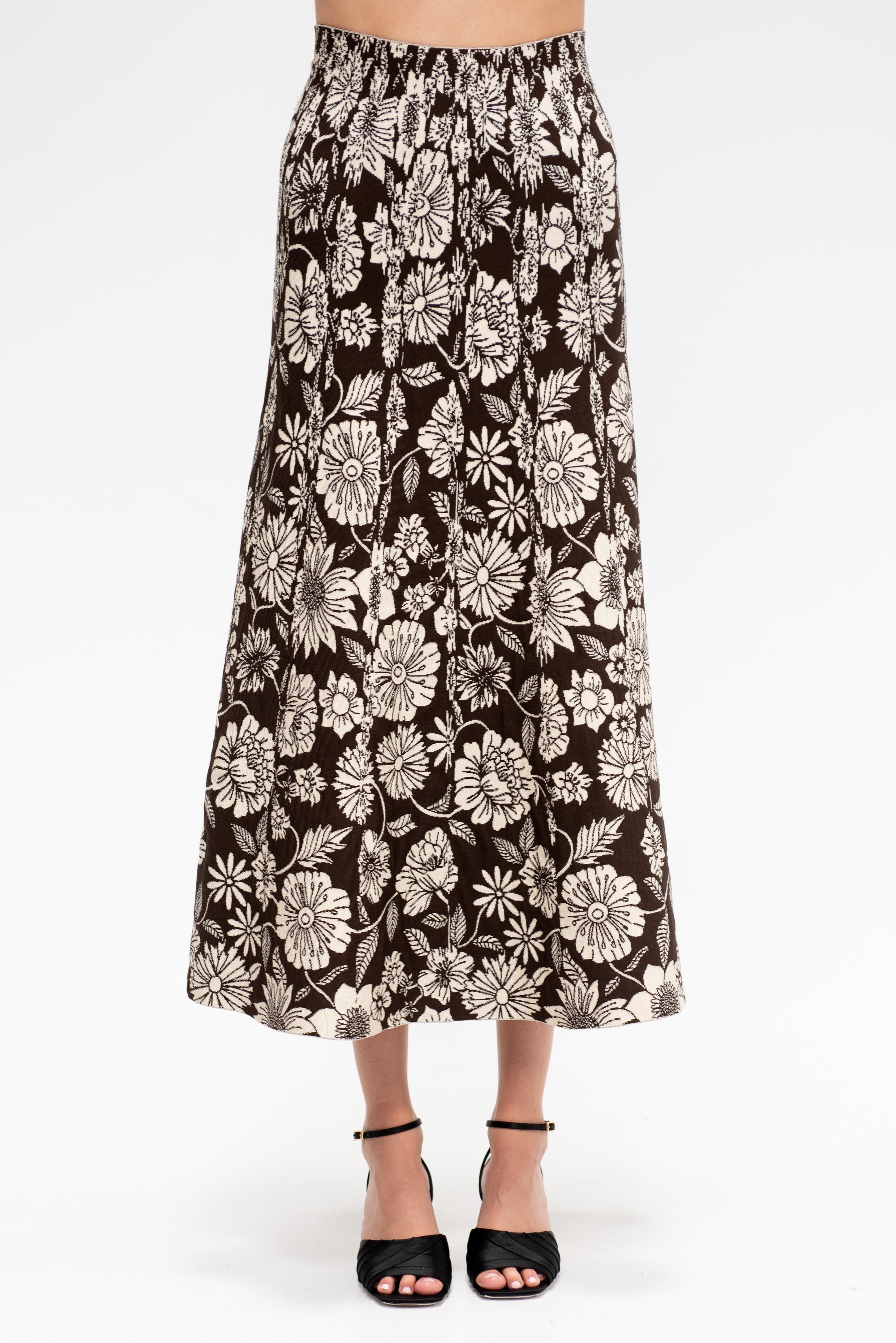 Bloom Skirt, Chocolate &amp; Vanilla