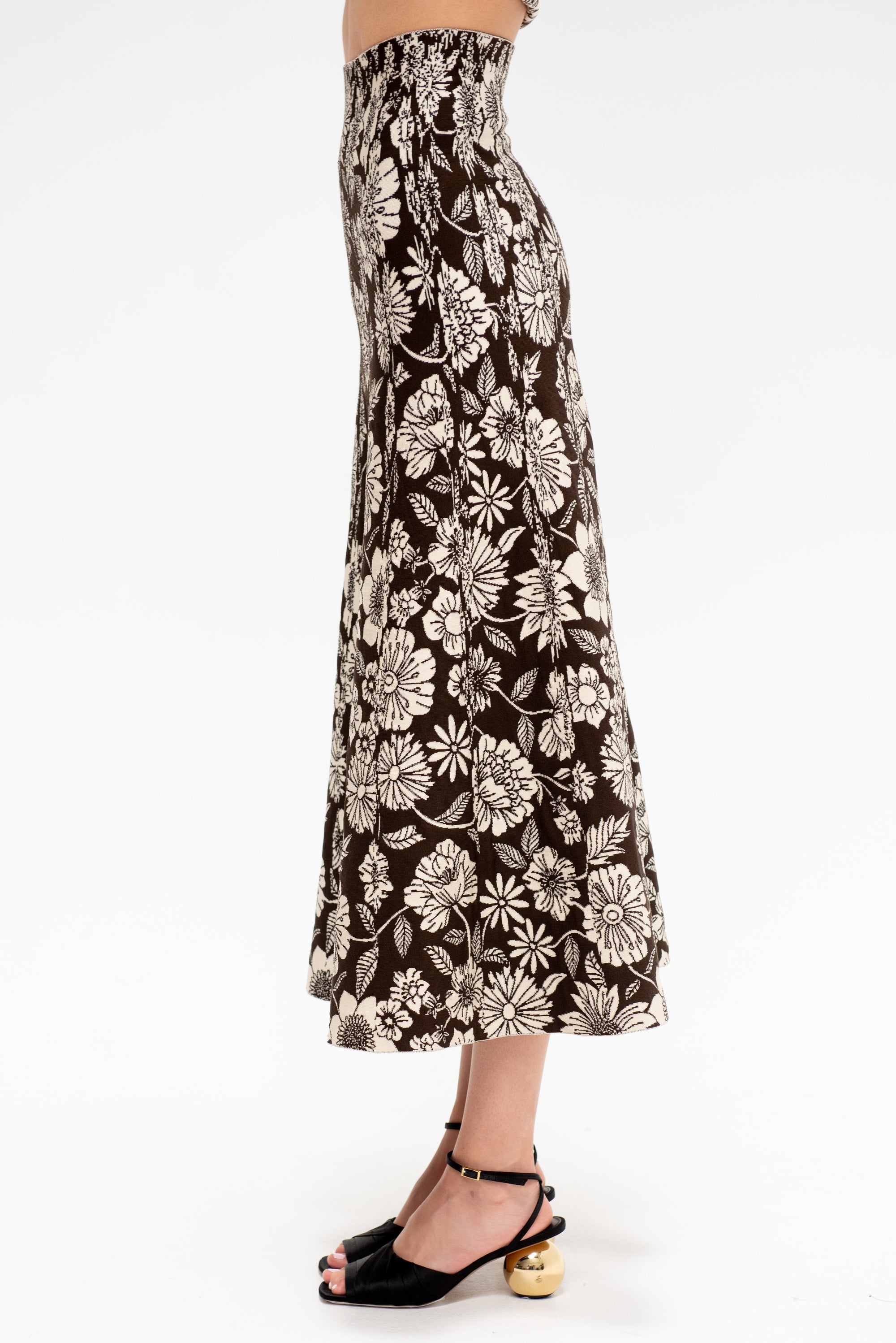Bloom Skirt, Chocolate &amp; Vanilla
