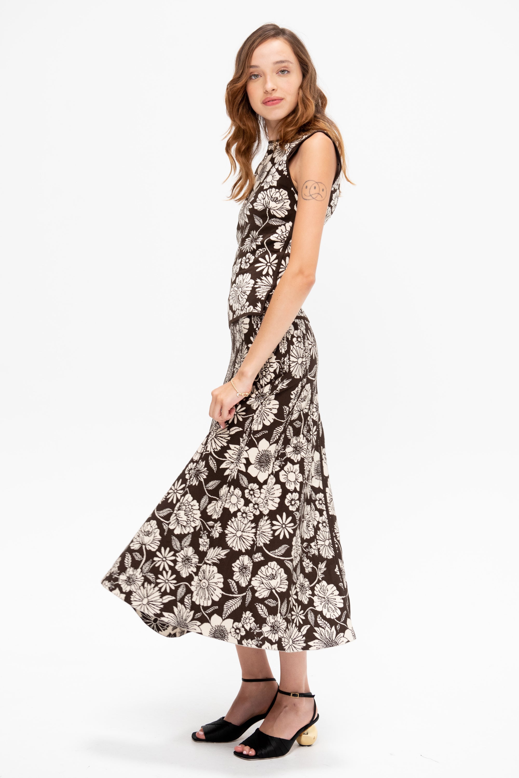 Bloom Skirt, Chocolate &amp; Vanilla