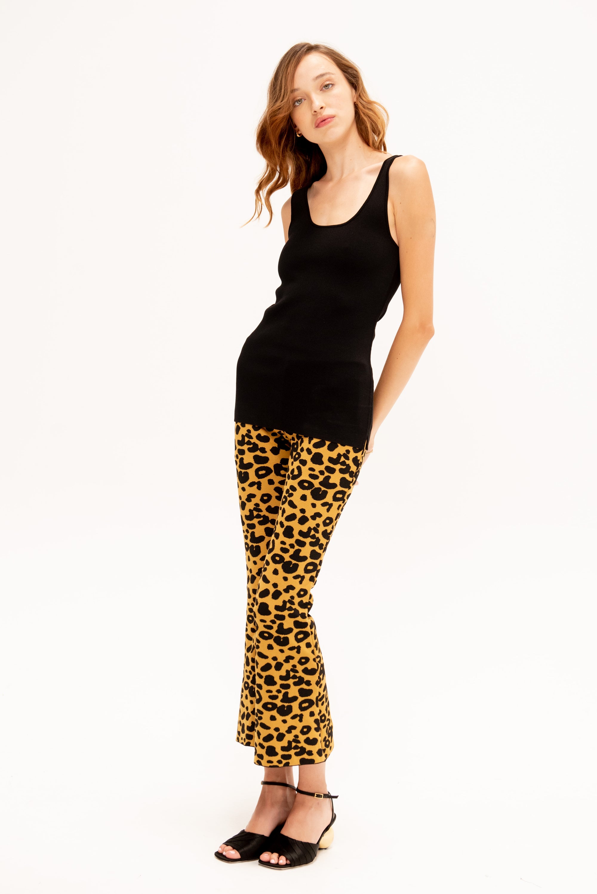 Tonka Pants, Ocher &amp; Black