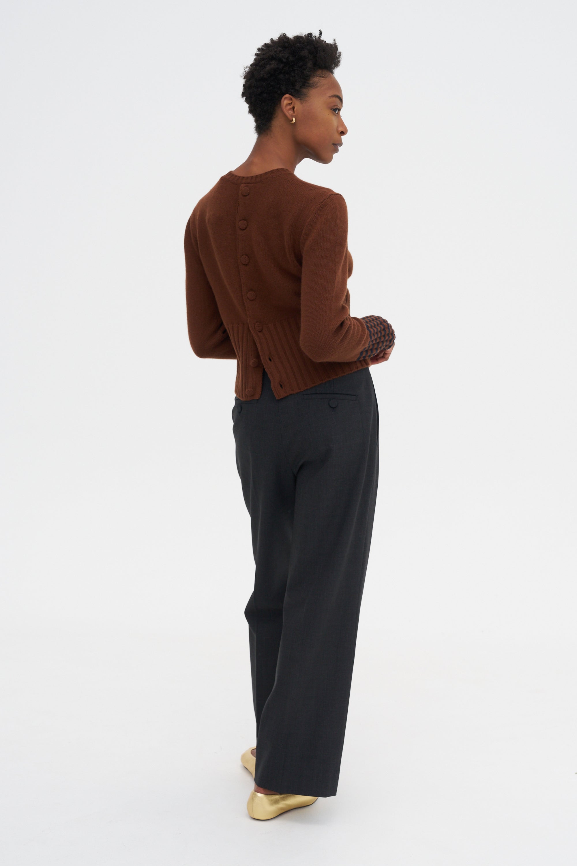 Long Sleeve Crew Neck, Barley
