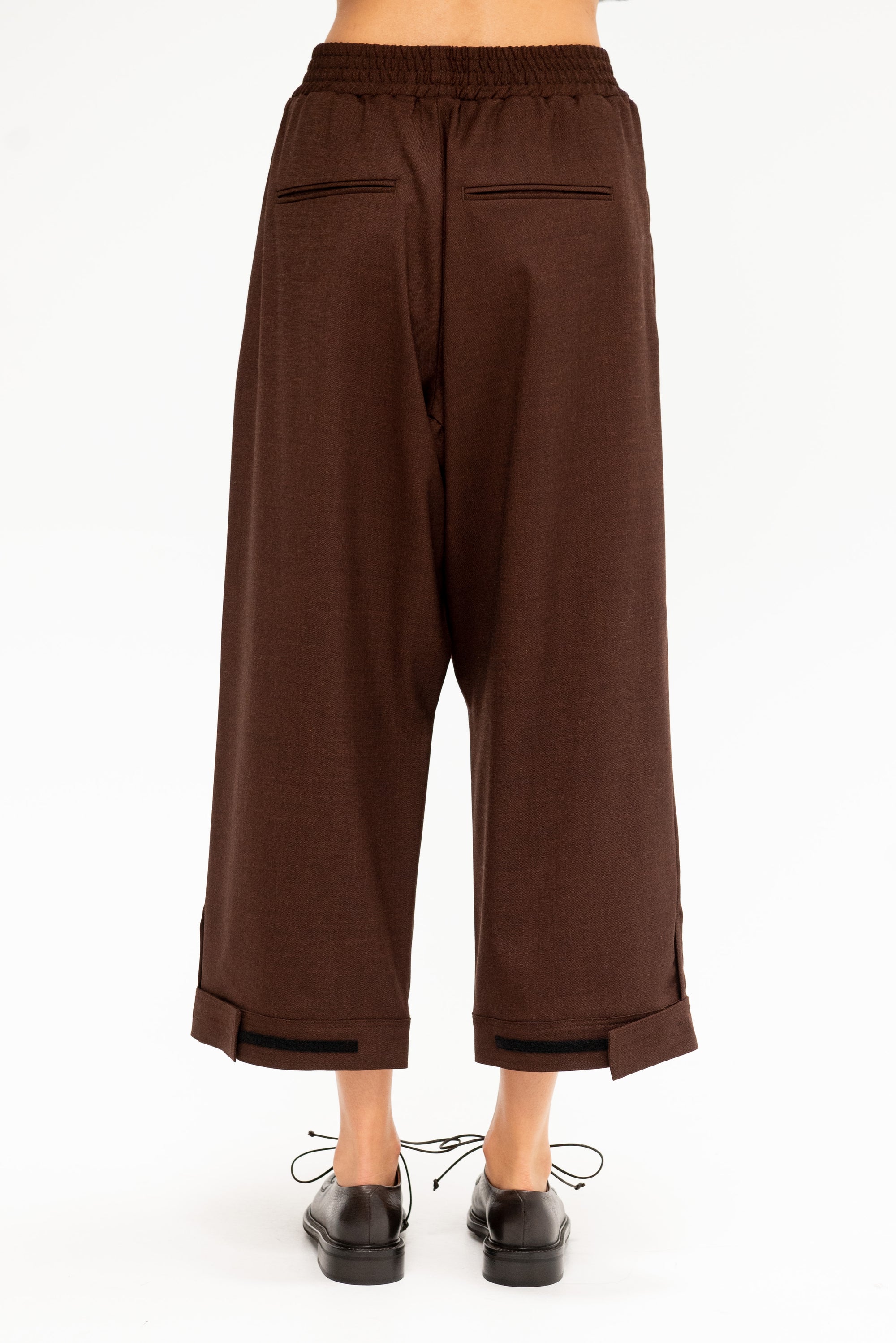 Trousers, Brown Melange