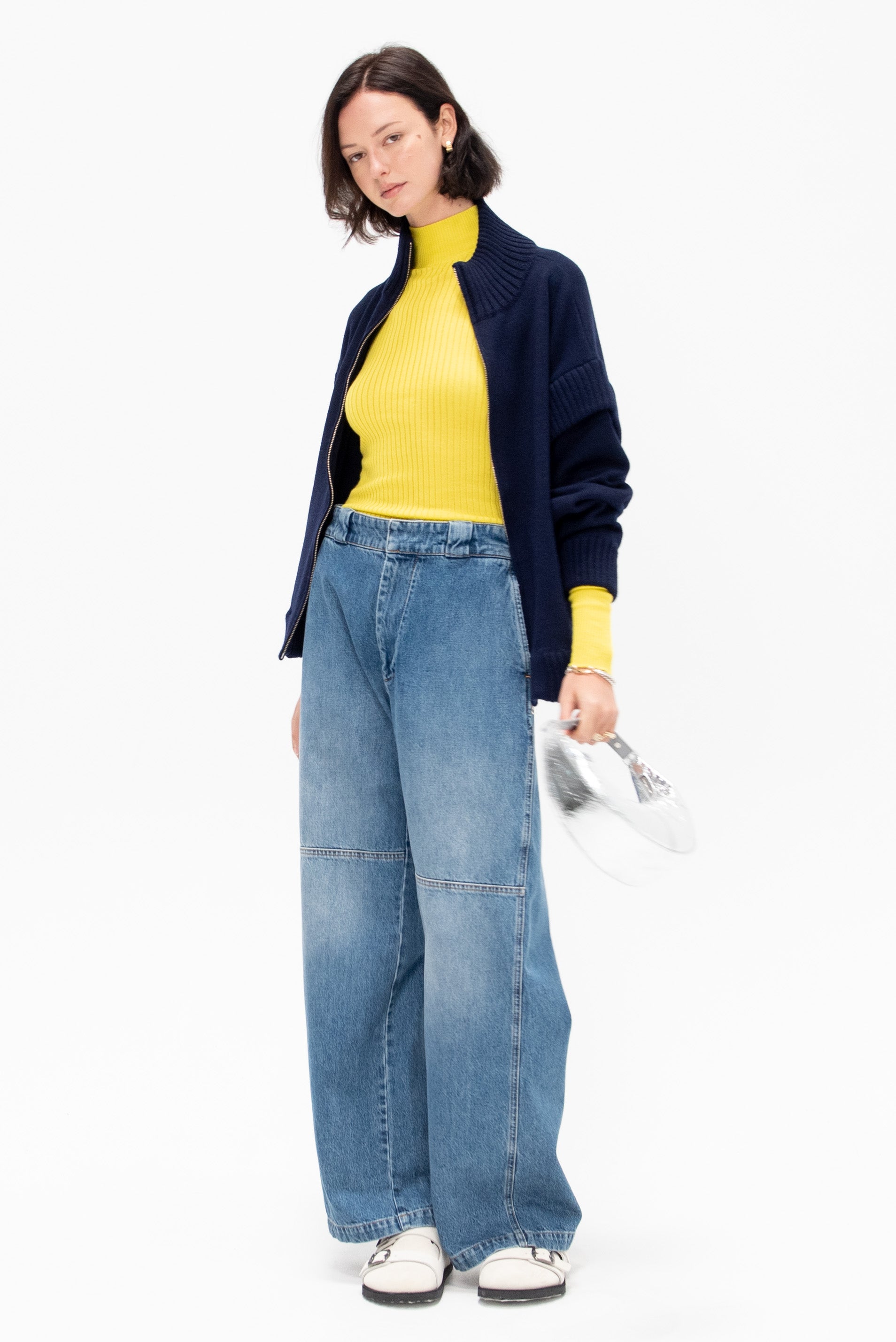 Wide Leg Denim, Indigo