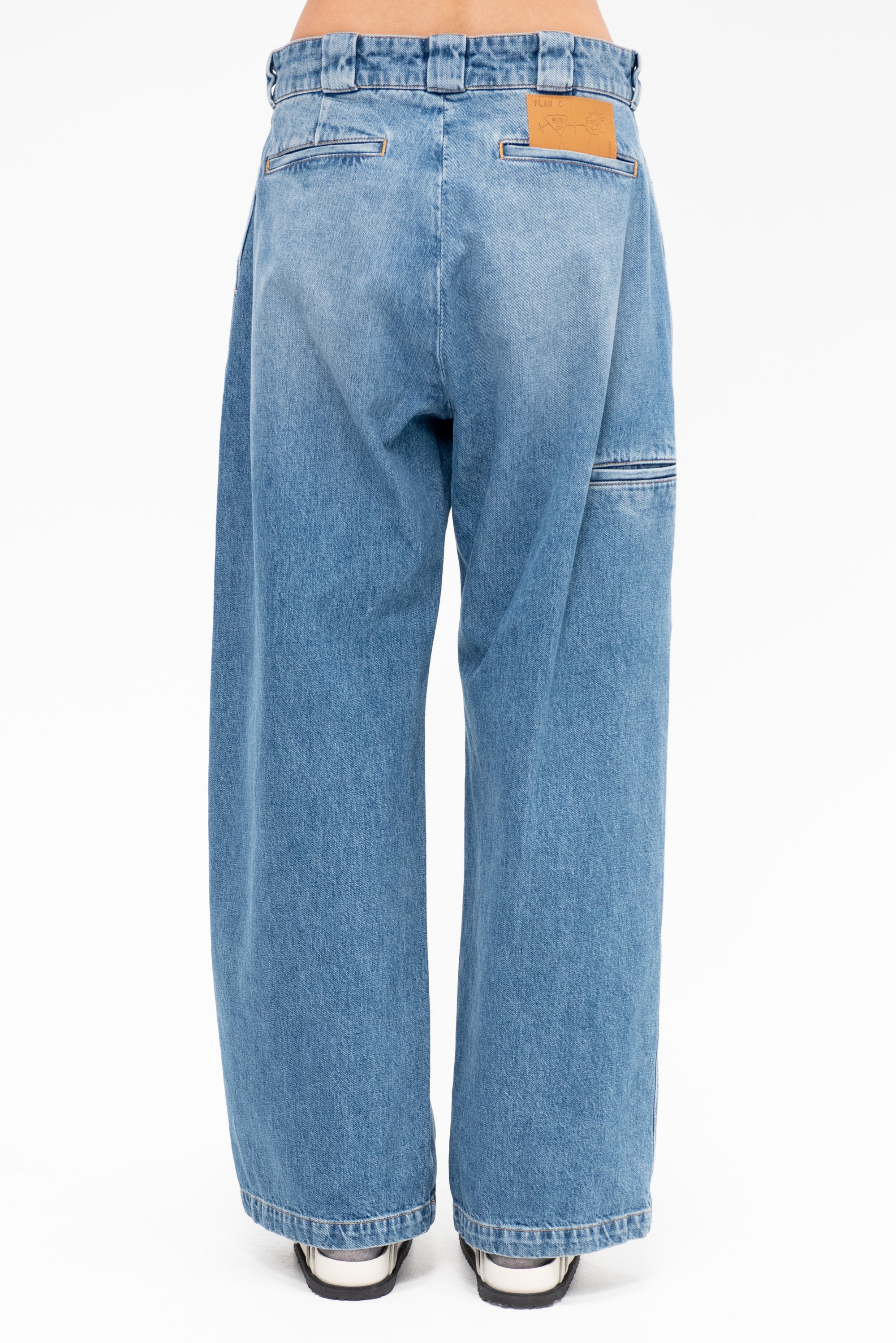 Wide Leg Denim, Indigo