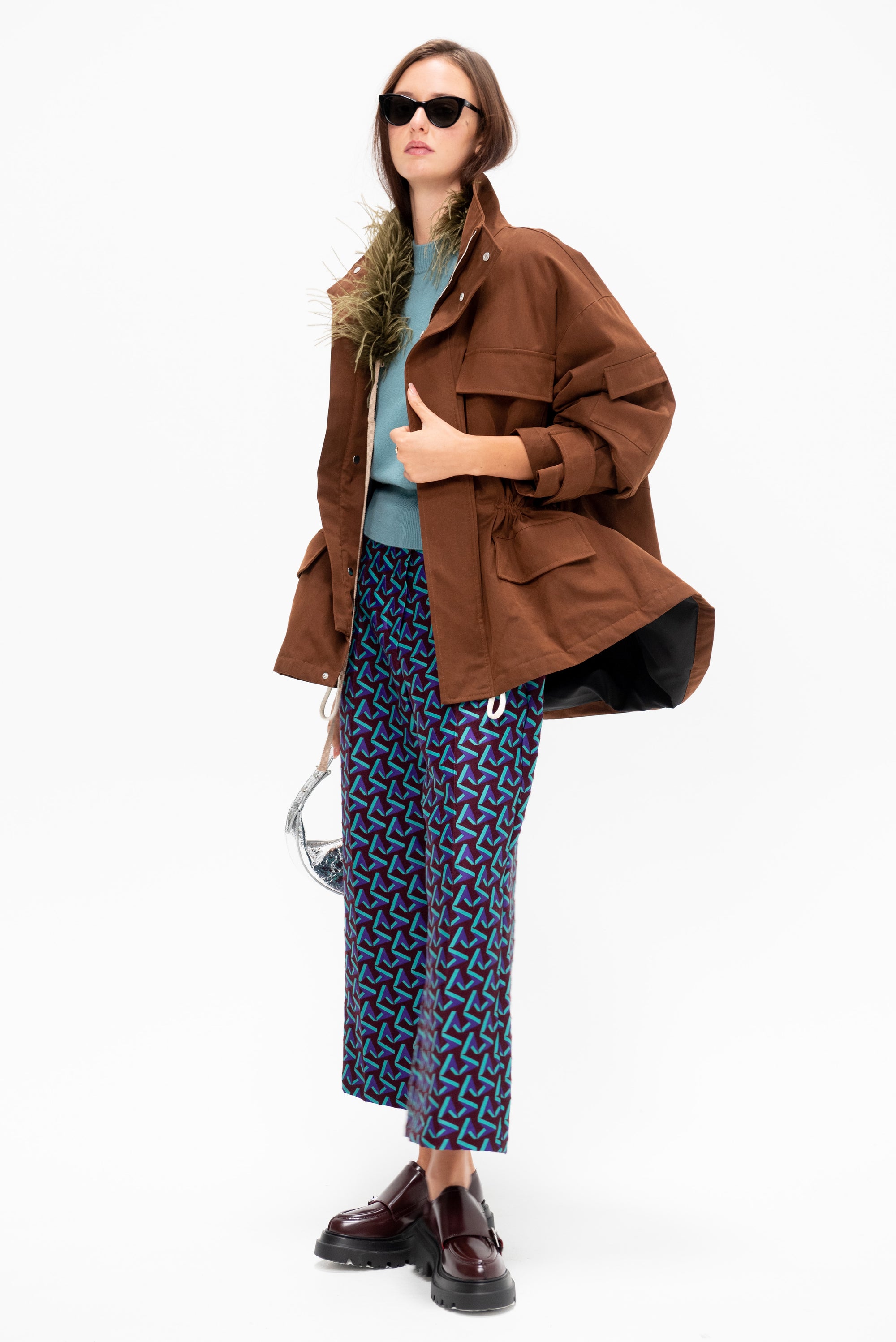 Oversized Jacket, Coffee