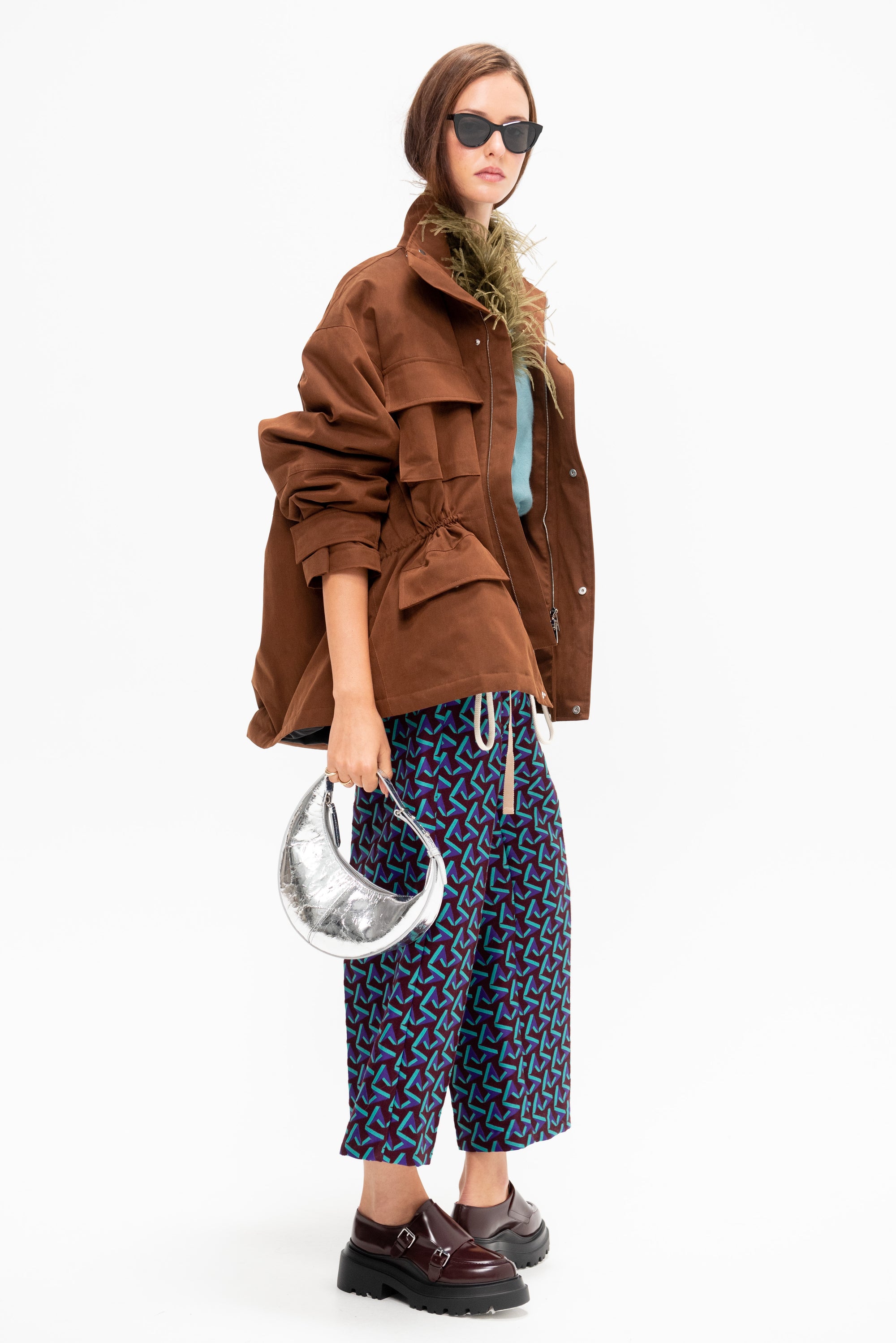 Oversized Jacket, Coffee