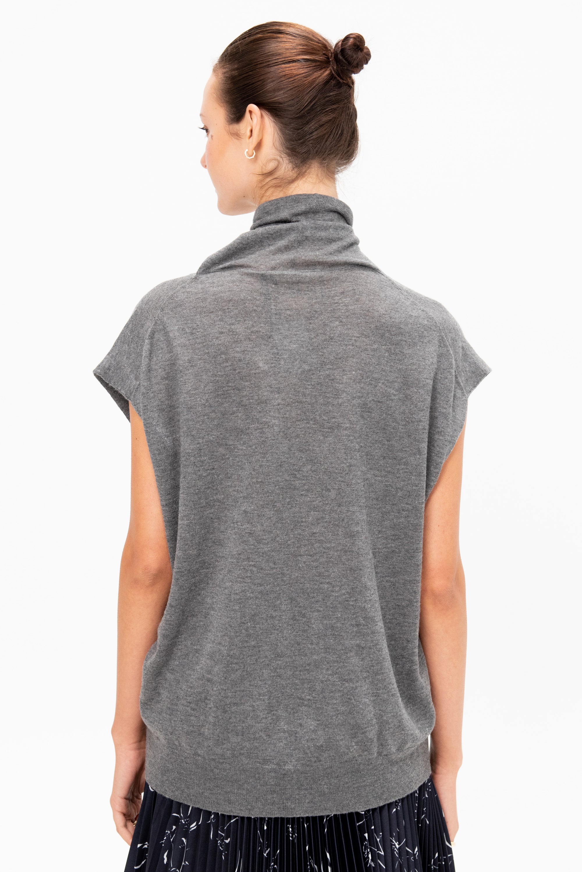 Shawl Top, Pewter
