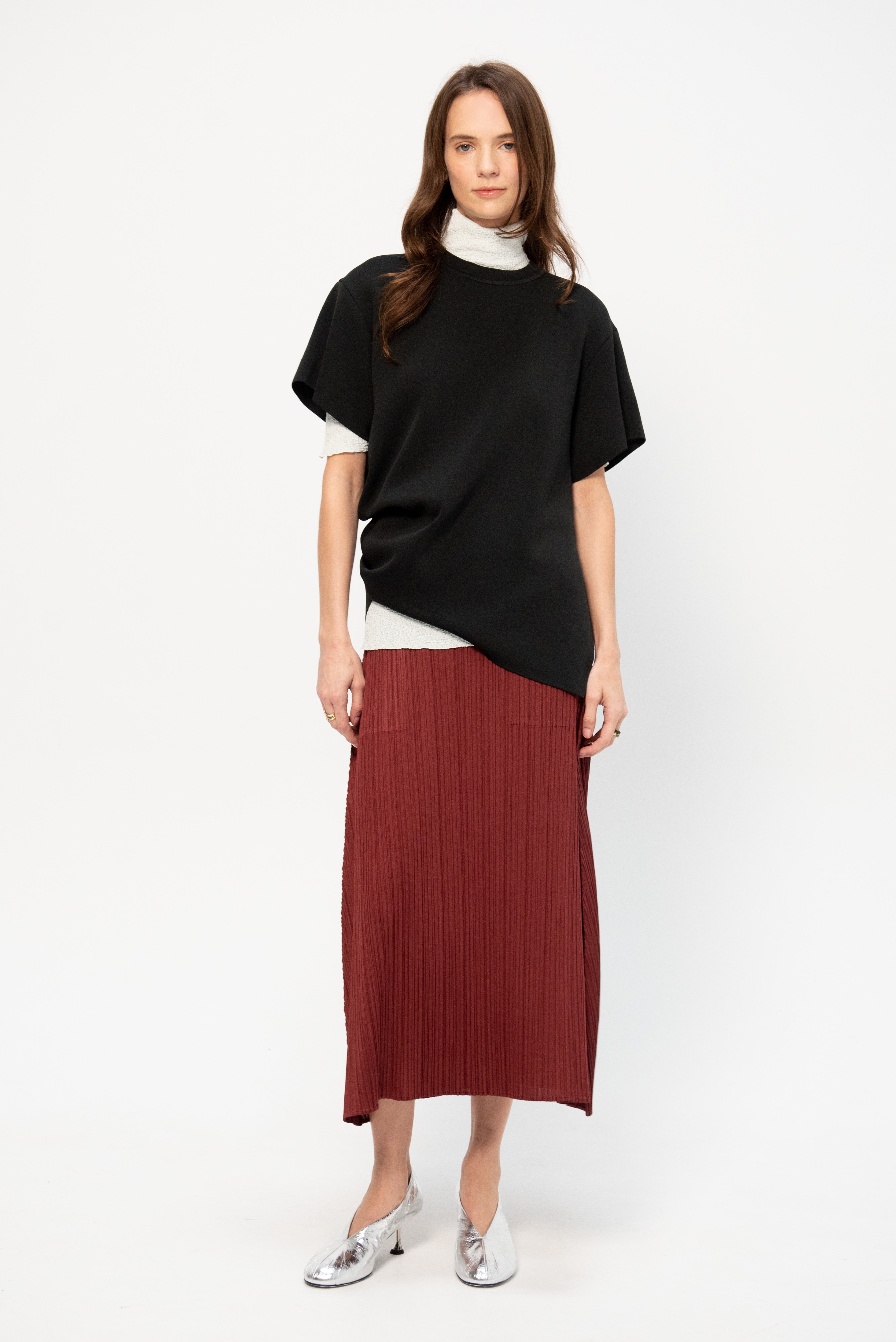 Pleats Please by Issey Miyake Monthly Colors: October, Brown Red