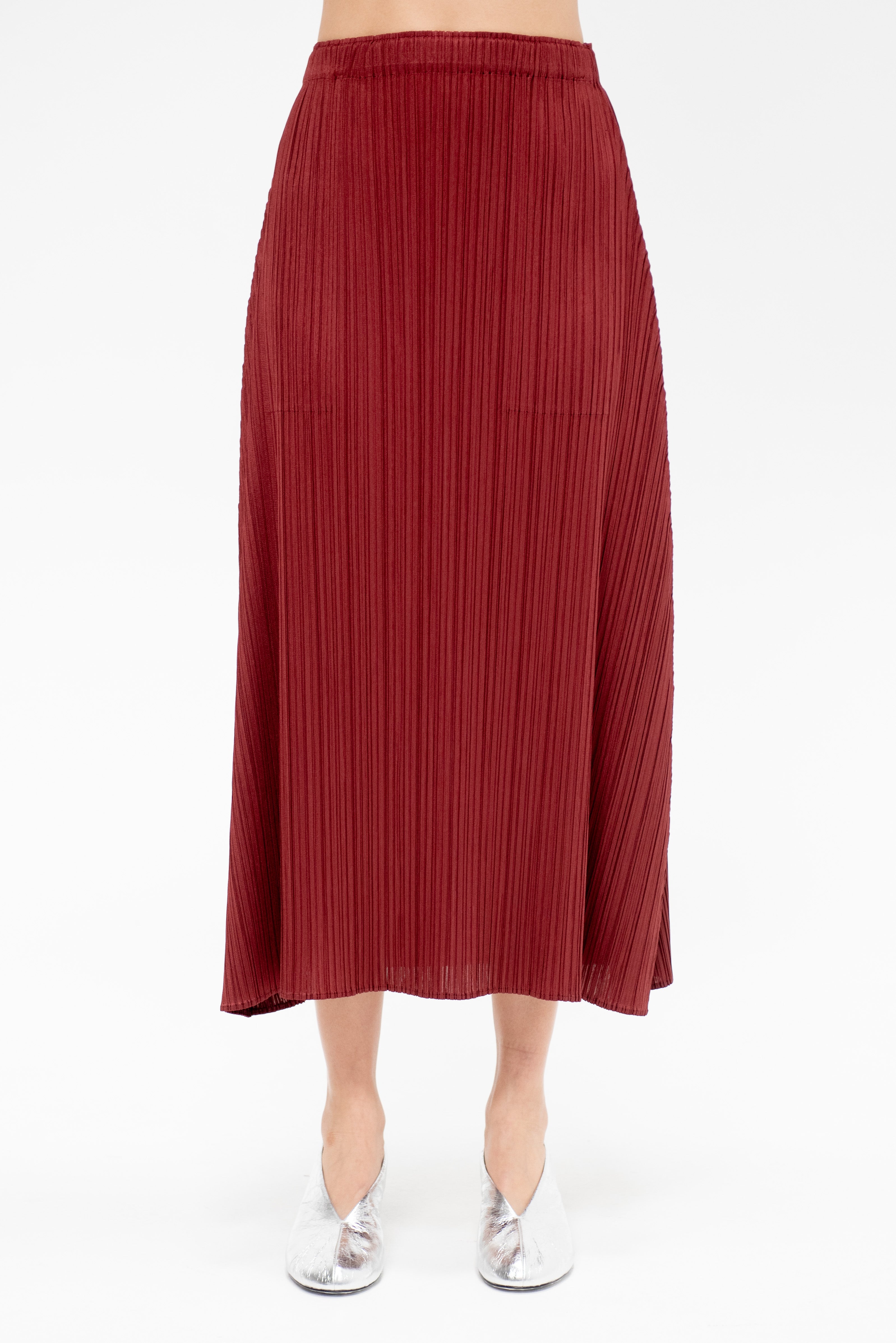 Pleats Please by Issey Miyake Monthly Colors: October, Brown Red