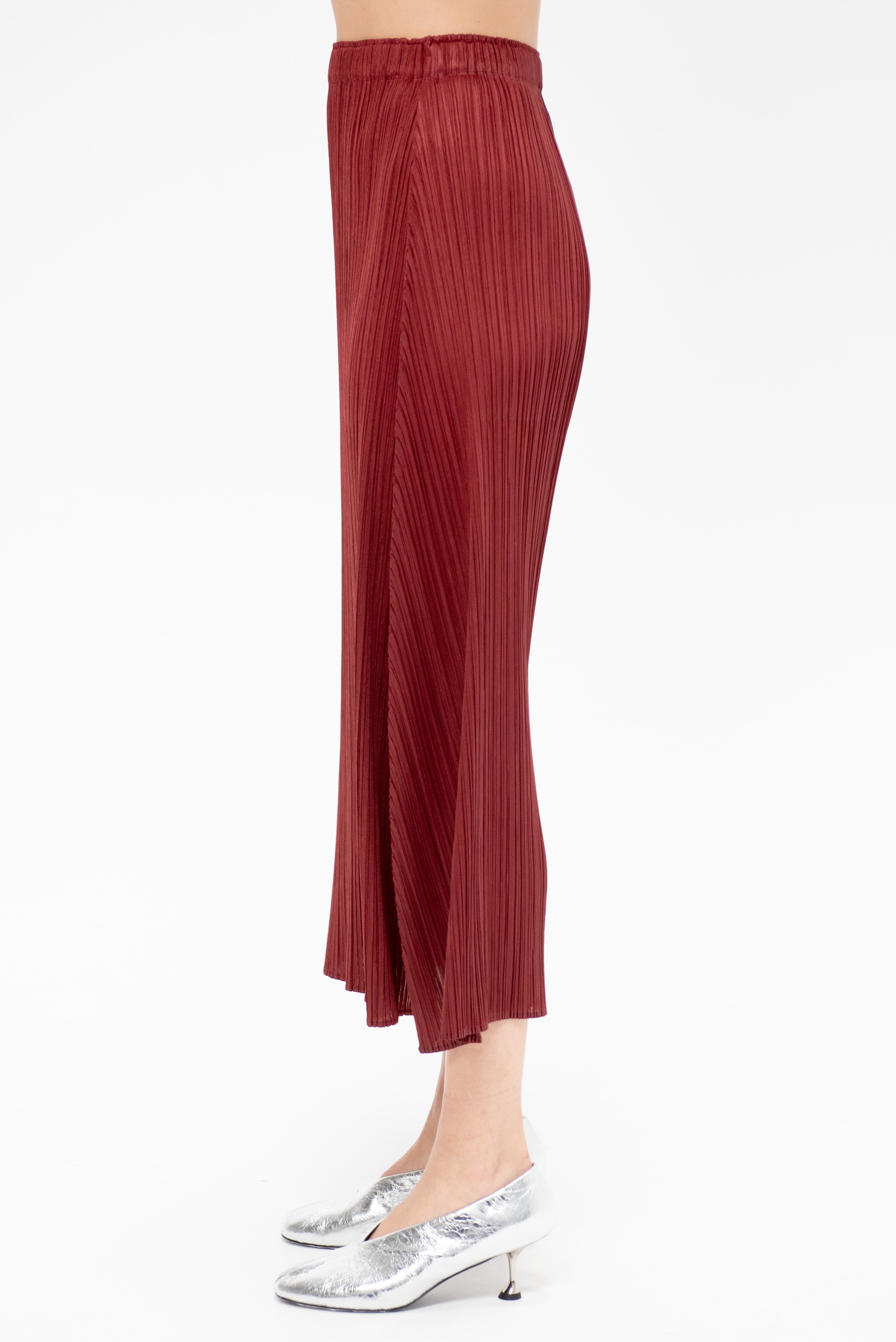 Pleats Please by Issey Miyake Monthly Colors: October, Brown Red