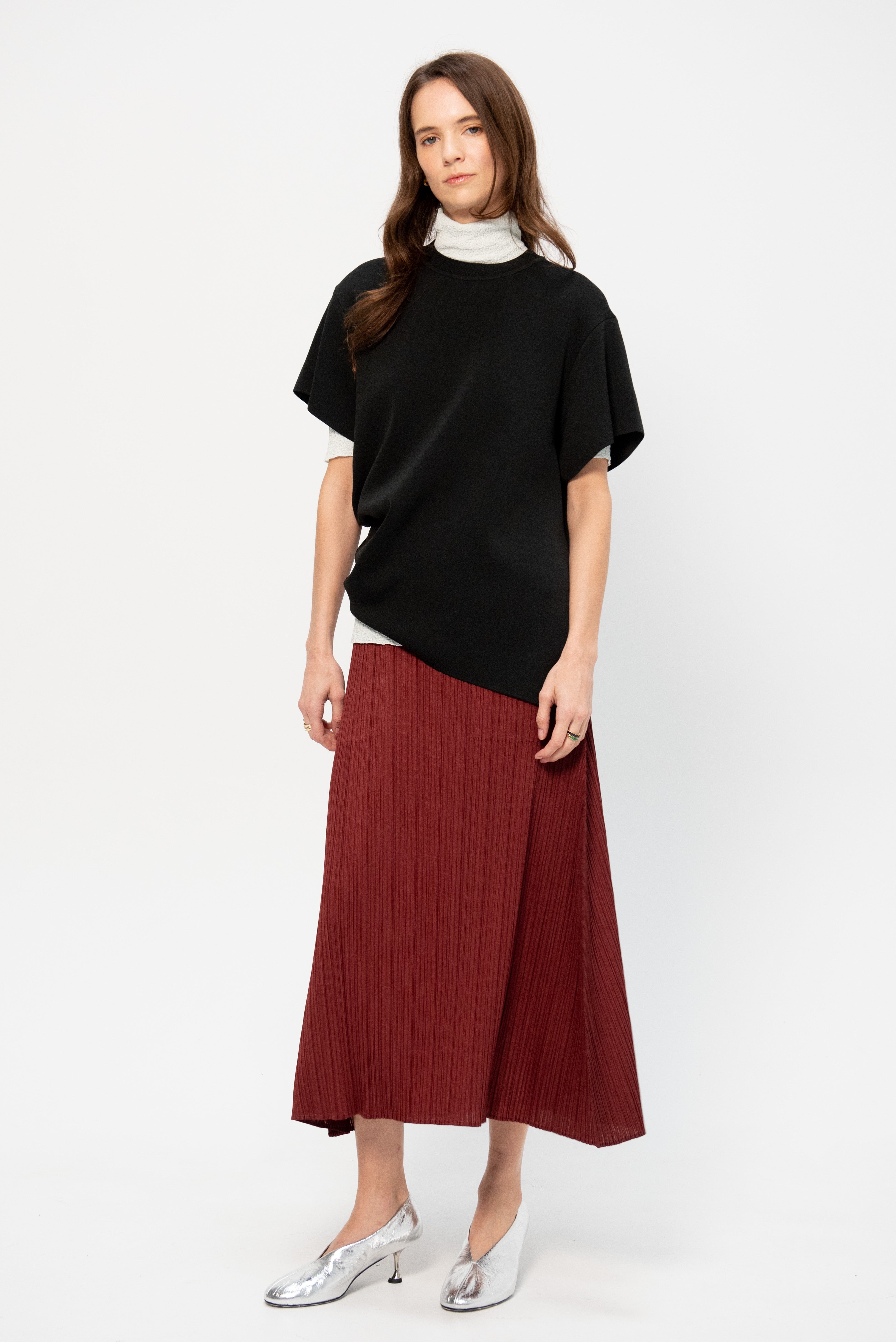 Pleats Please by Issey Miyake Monthly Colors: October, Brown Red