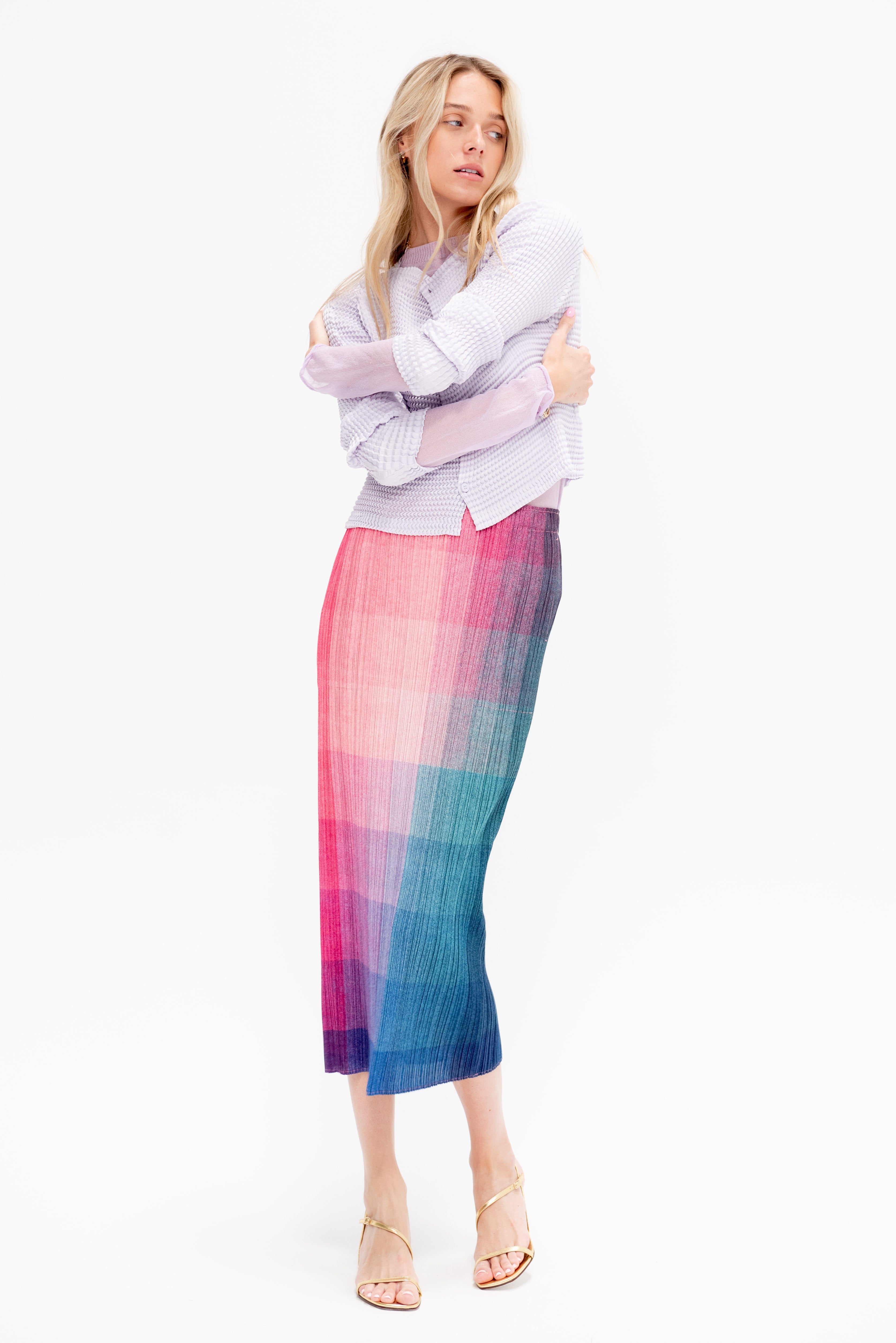 Pleats Please Issey Miyake Photon, Pink – Kick Pleat