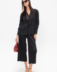 Pleats Jacket, Black