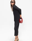 Pleats Jacket, Black