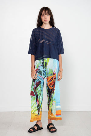 Pleats Please by Issey Miyake - A-Poc Fern, Navy