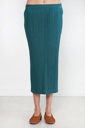 Pleats Please Issey Miyake Thicker Bottoms 1, Turquoise Green