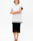 Tempo Knit Dress, White