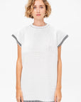 Tempo Knit Dress, White