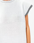 Tempo Knit Dress, White