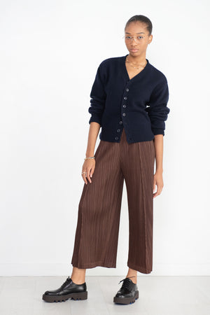 Pleats Please by Issey Miyake - Thicker Bottoms - 2, Dark Brown