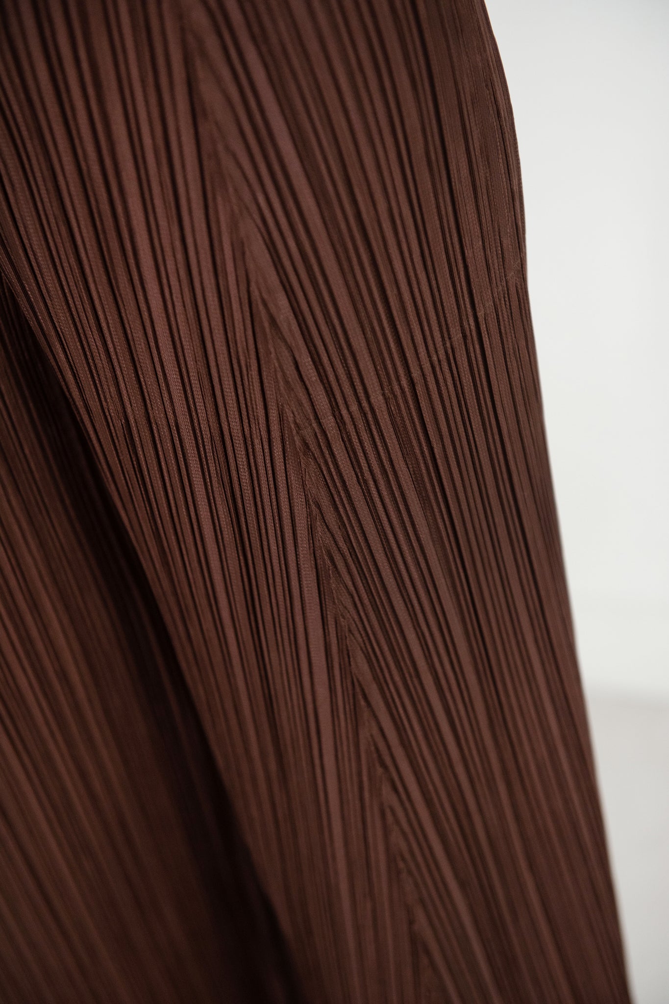 Pleats Please by Issey Miyake - Thicker Bottoms - 2, Dark Brown