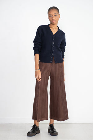 Pleats Please by Issey Miyake - Thicker Bottoms - 2, Dark Brown