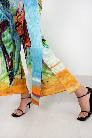 Pleats Please by Issey Miyake - Tropical Winter, Blue