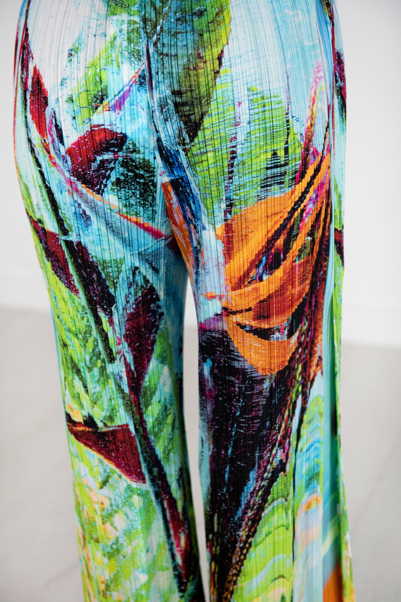 Pleats Please by Issey Miyake - Tropical Winter, Blue