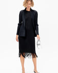 Wave Dress, Black
