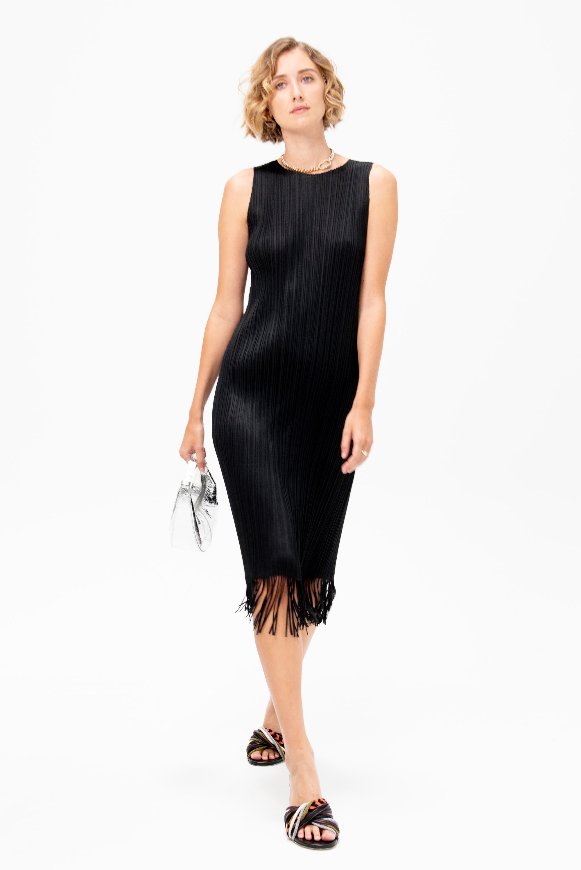 Wave Dress, Black