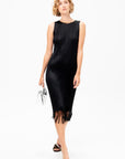 Wave Dress, Black