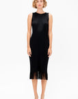 Wave Dress, Black
