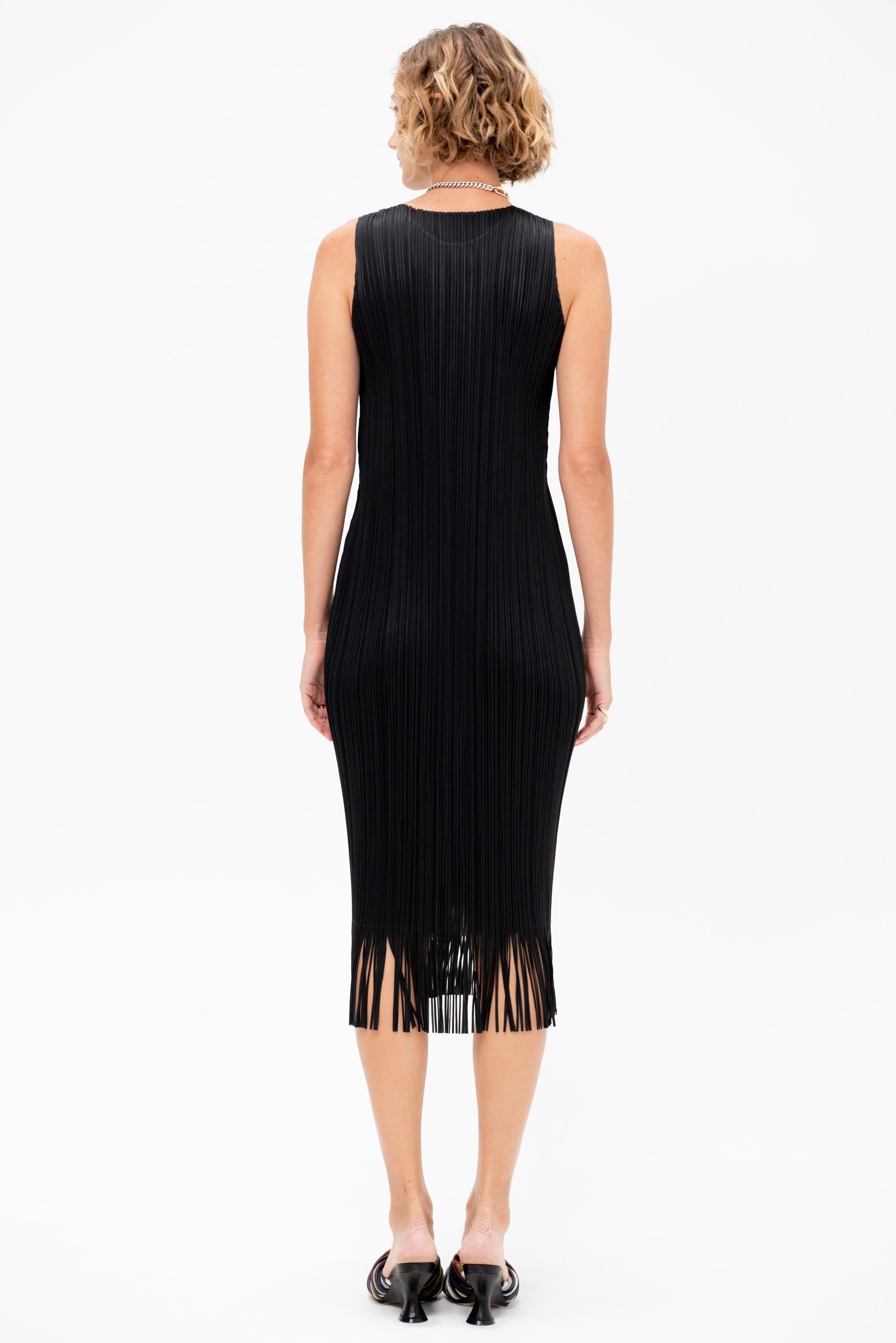 Wave Dress, Black