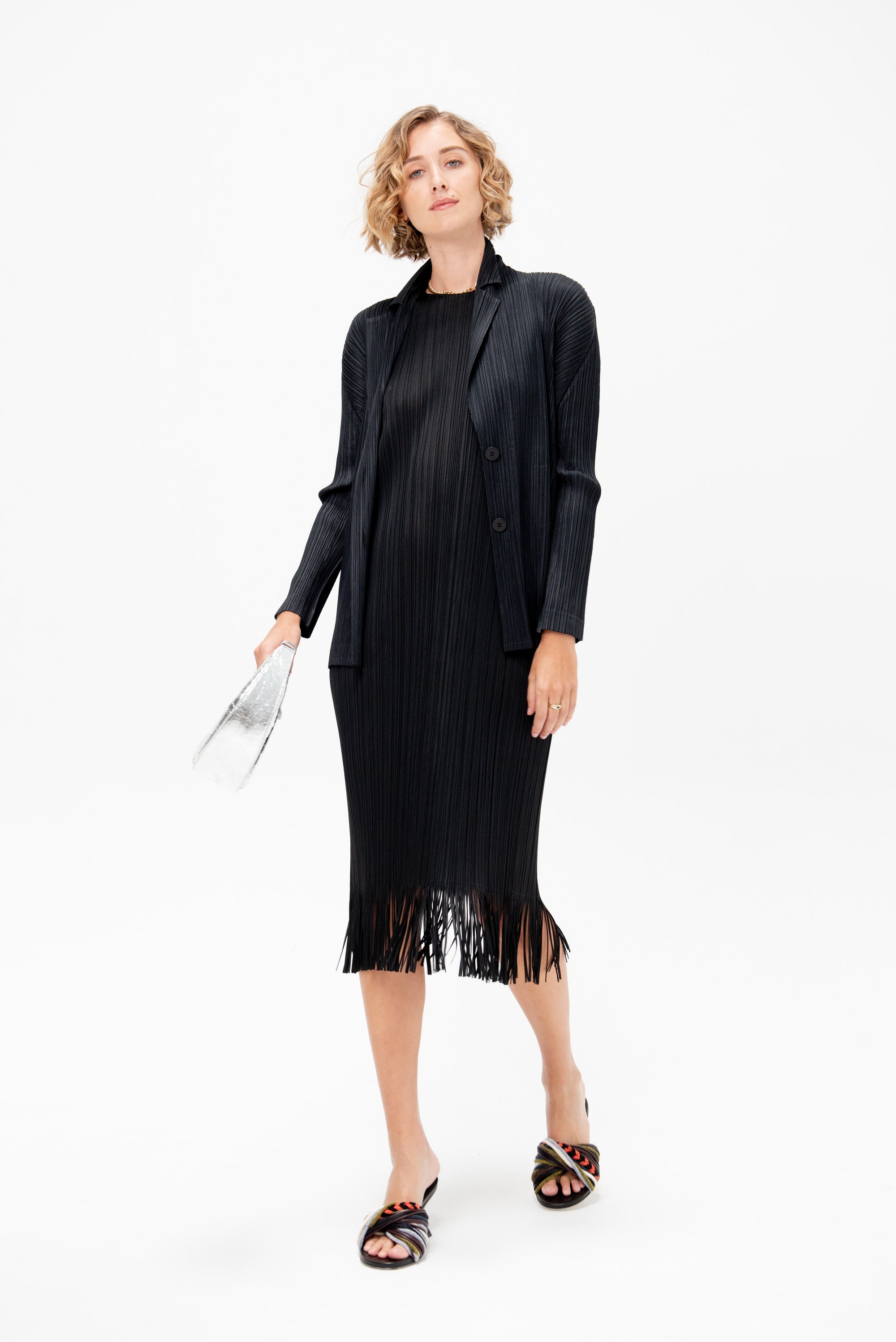 Wave Dress, Black