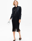 Wave Dress, Black