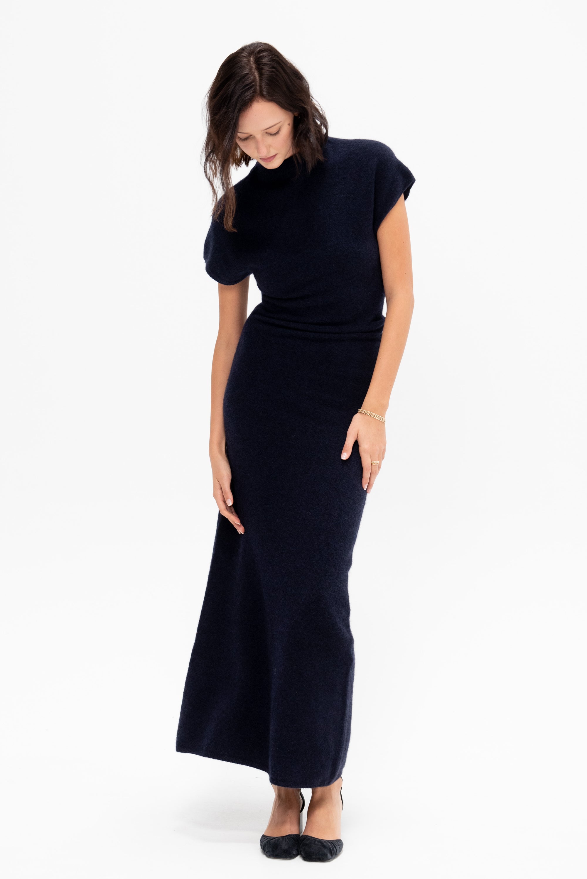Abie Dress, Navy