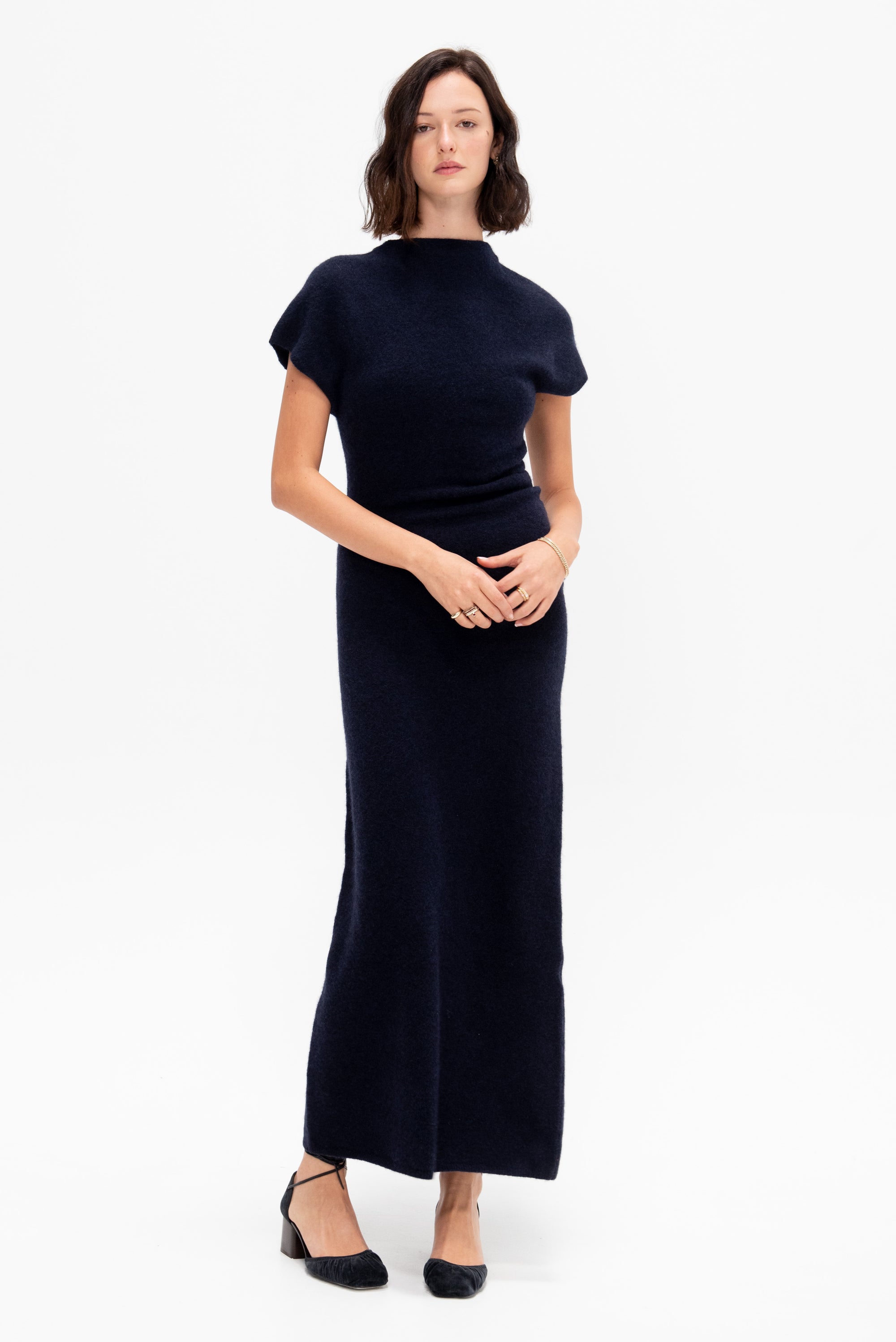 Abie Dress, Navy