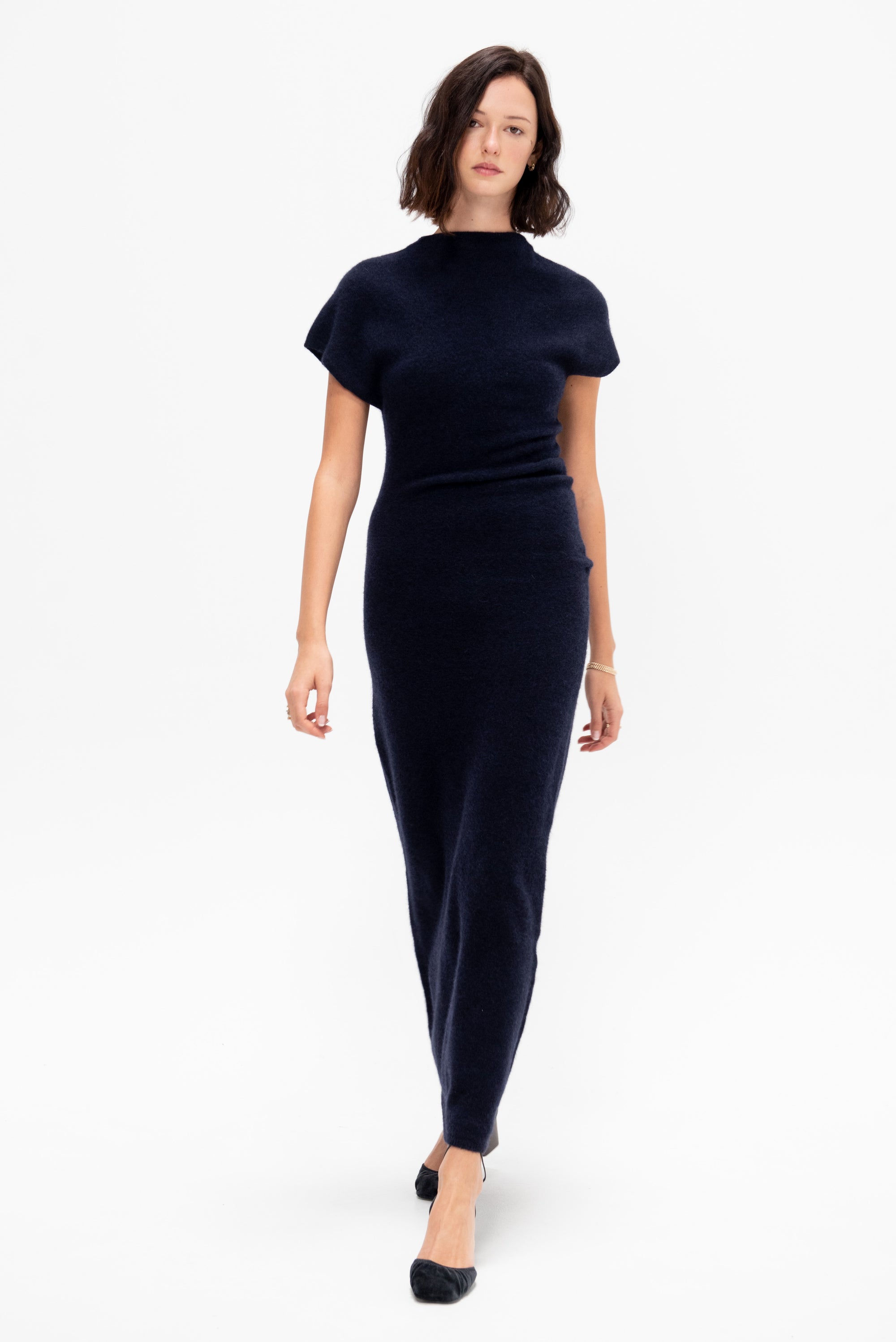 Abie Dress, Navy