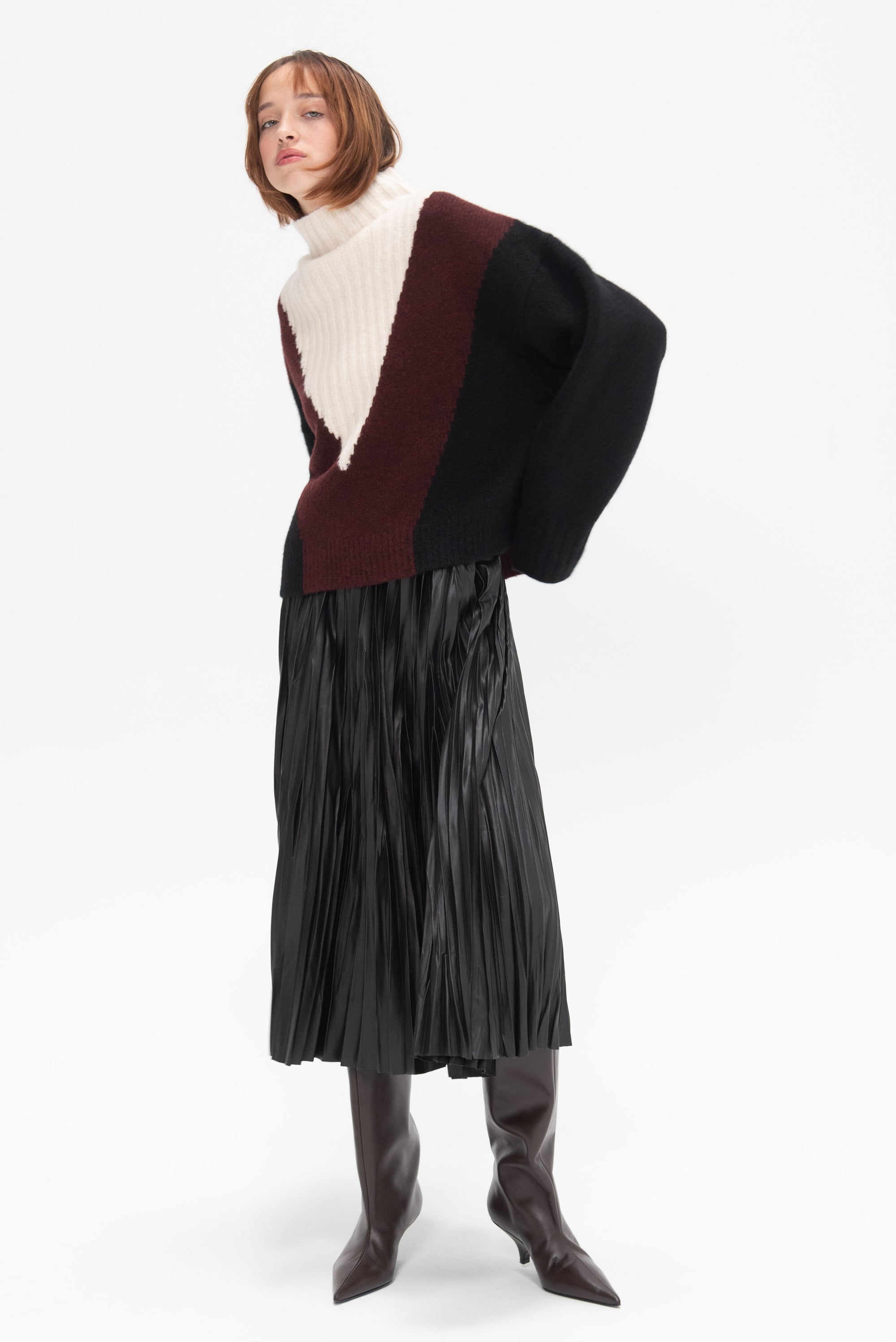 PROENZA SCHOULER - Alma Sweater, Red Multi