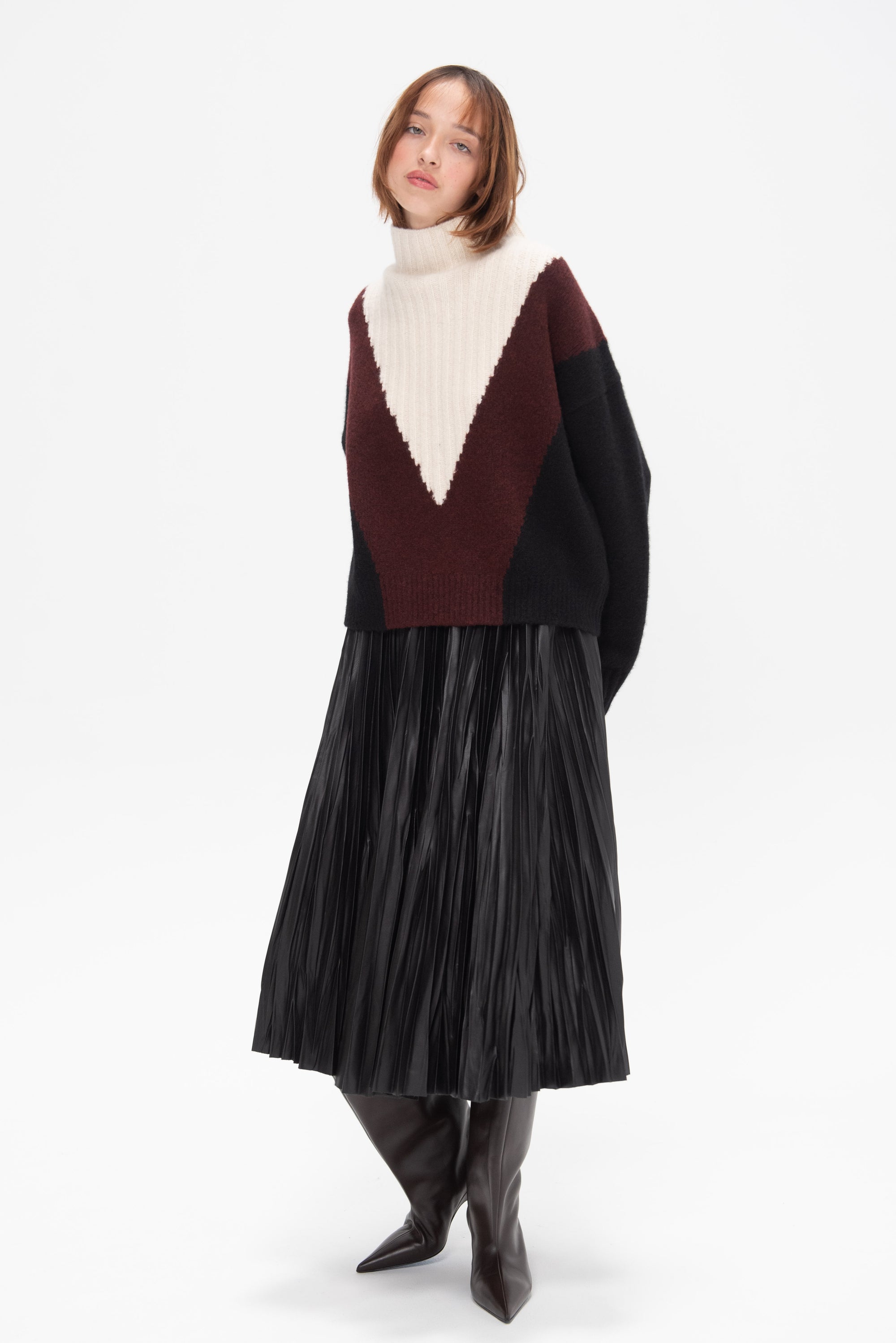 PROENZA SCHOULER - Alma Sweater, Red Multi