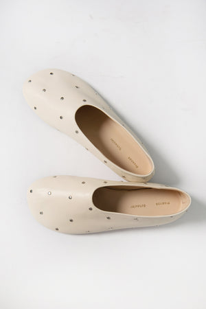 proenza schouler - Studded Glove Slippers, Natural