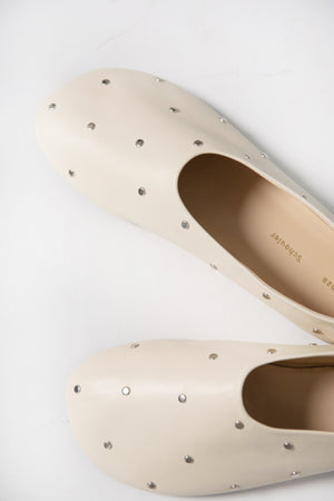 proenza schouler - Studded Glove Slippers, Natural