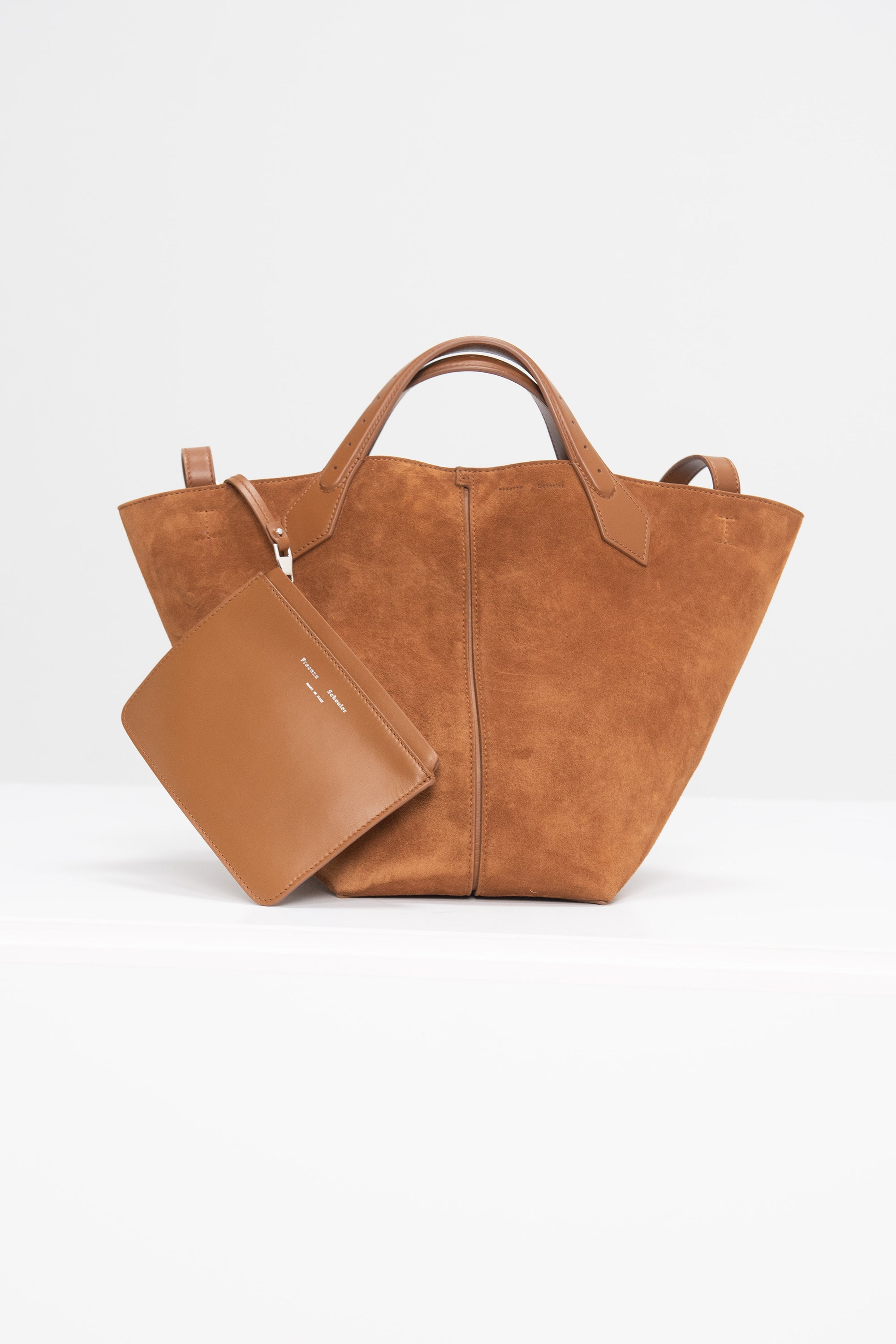 PROENZA SCHOULER - Large Chelsea Tote in Suede, Saddle