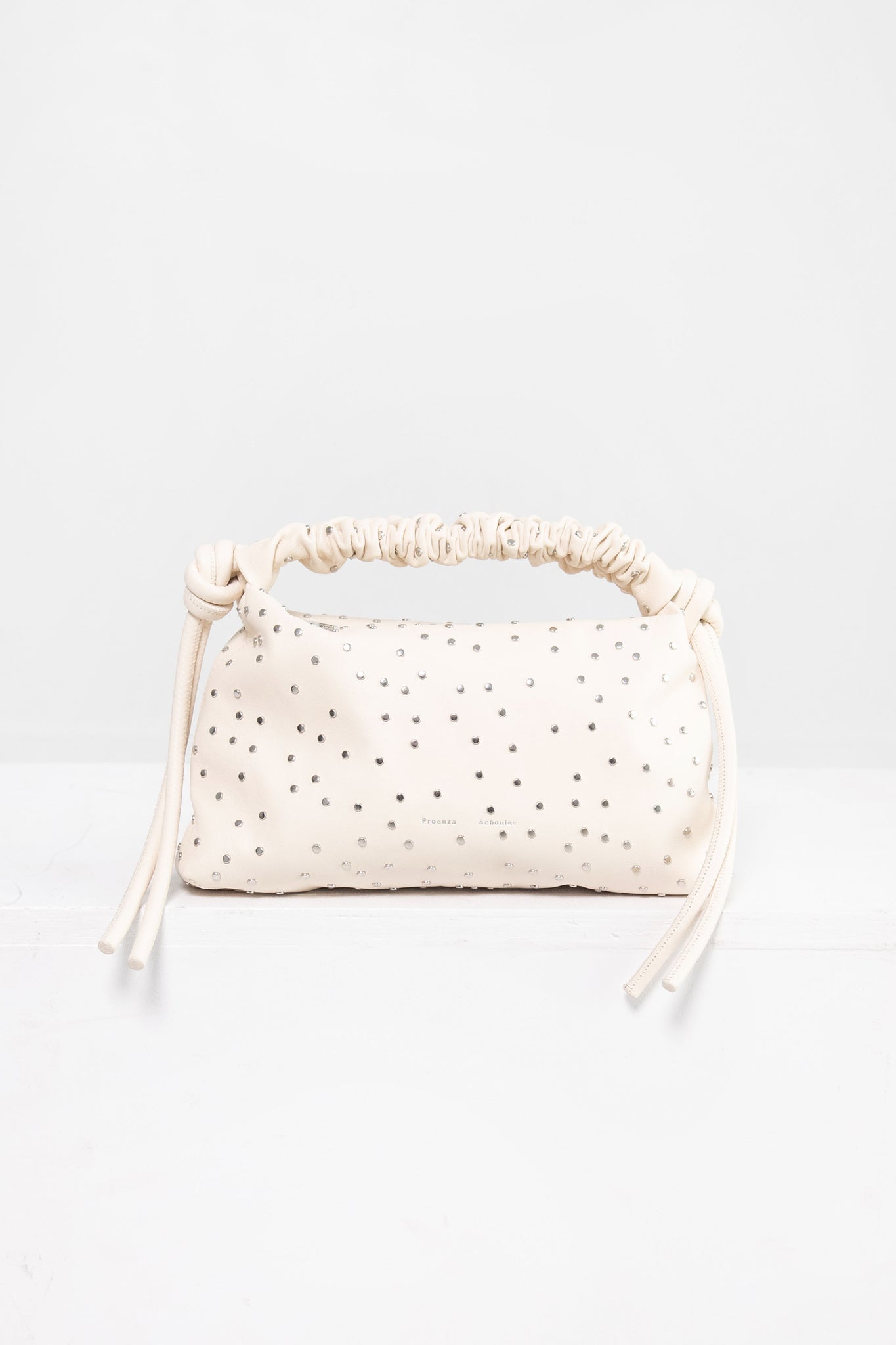 proenza schouler - Studded Mini Drawstring Bag, Ecru