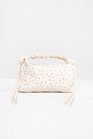 proenza schouler - Studded Mini Drawstring Bag, Ecru