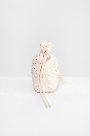 proenza schouler - Studded Mini Drawstring Bag, Ecru