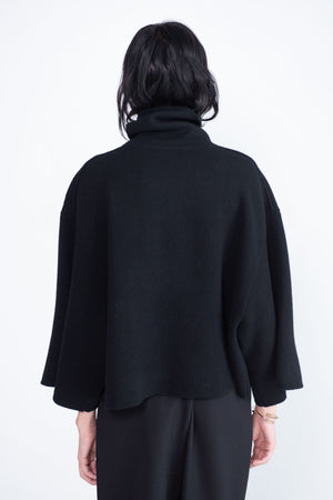 proenza schouler - Double Face Eco Cashmere Sweater, Black
