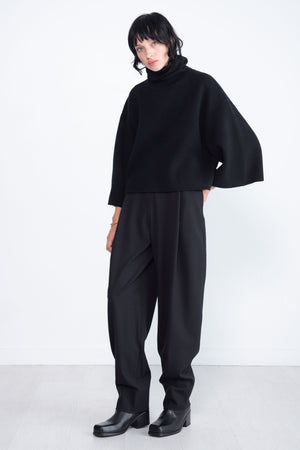 proenza schouler - Double Face Eco Cashmere Sweater, Black