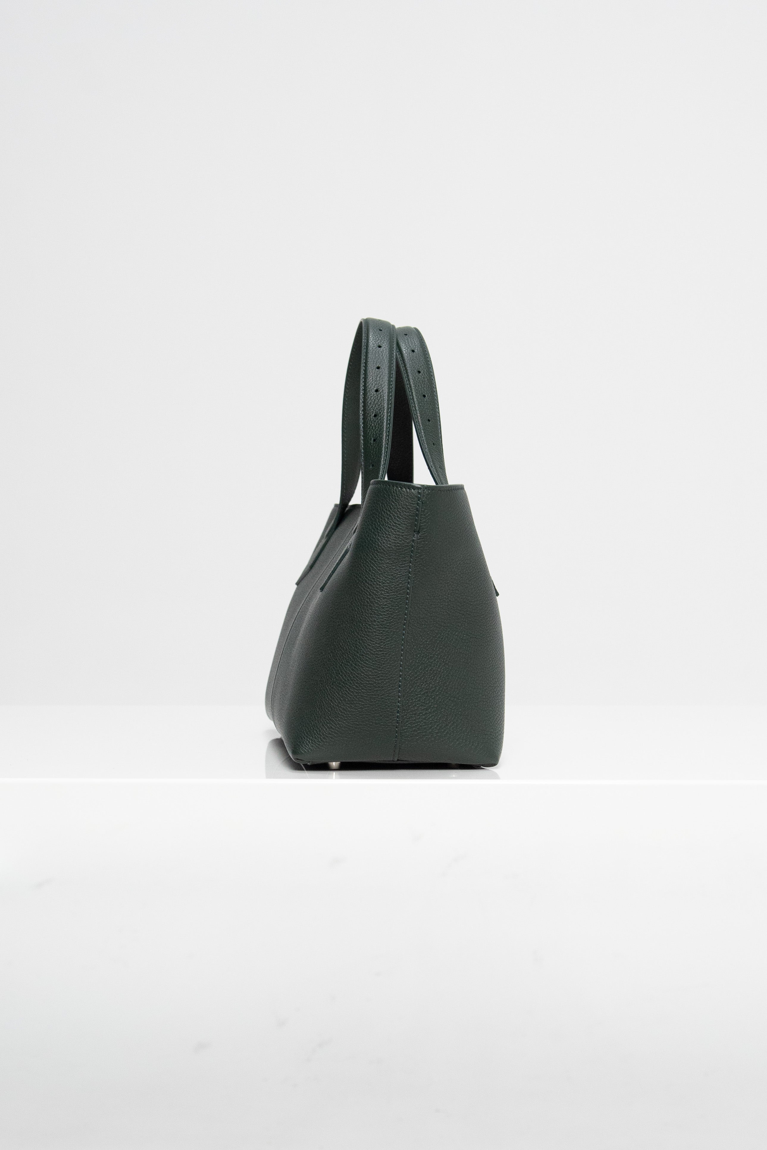 East West Chelsea Tote, Bottle Green – Kick Pleat