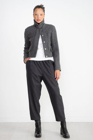 proenza schouler - Wool Jersey Jacket, Grey Melange